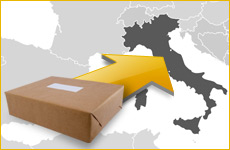 Parcel to Italy